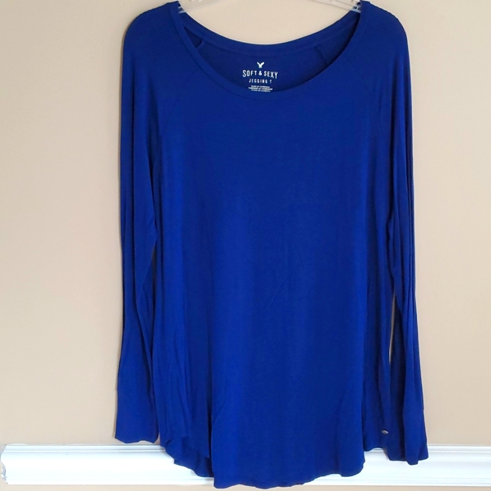 Royal blue AE jegging T